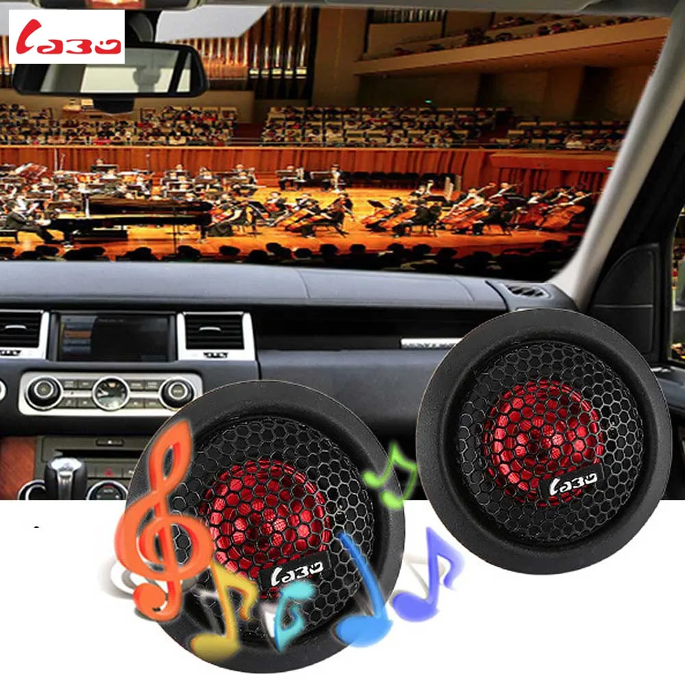 Paired LABO Car Audio Stereo Tweeter Automobile Dome Sound Music