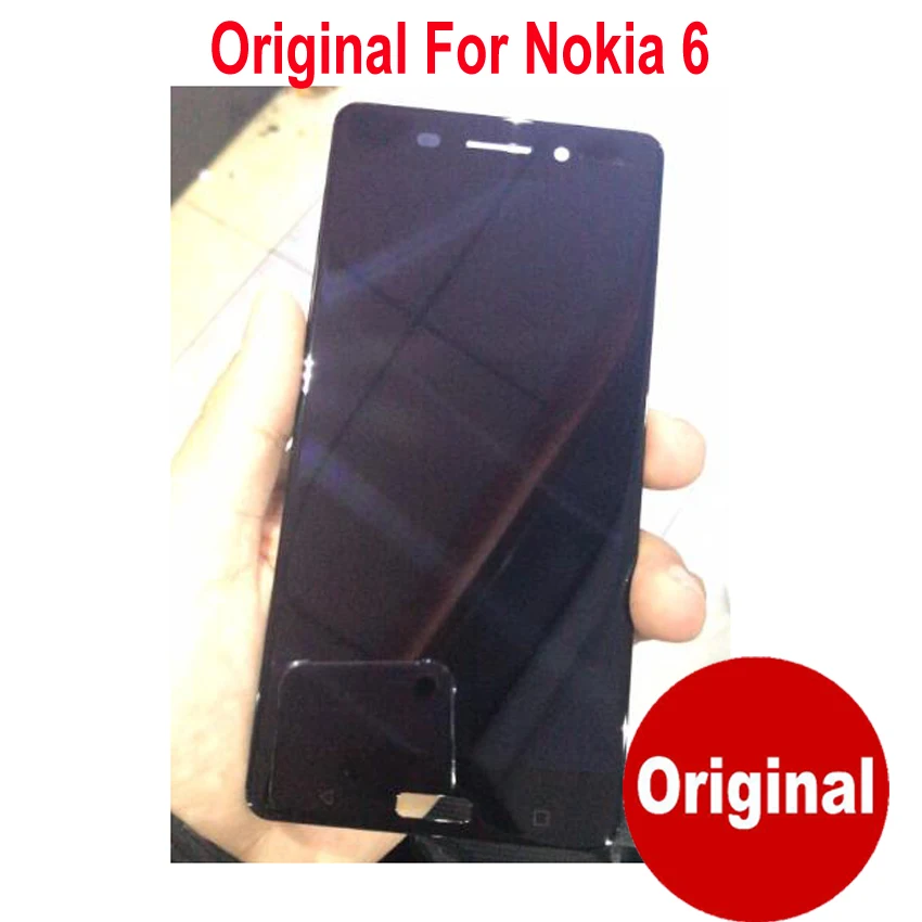 

100% Tested Working Original For Nokia 6 Disassembly from Phone LCD Display Touch Screen Digitizer Assembly Sensor Glass Panel