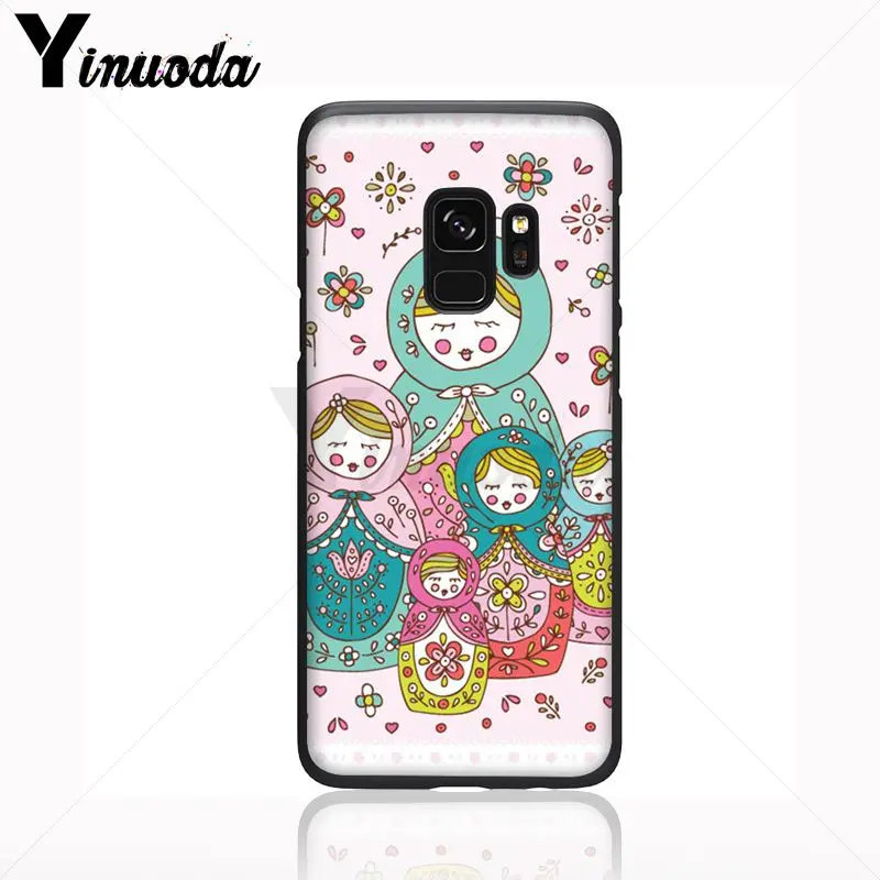 Cute Russian Dolls Pattern Matryoshka
