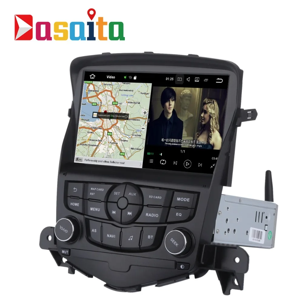Excellent Dasaita 8" Android 8.1 Car GPS Player Navi for Chevrolet Cruze 2008-2011 with 2G+16G Quad Core Auto Stereo Radio Multimedia 2