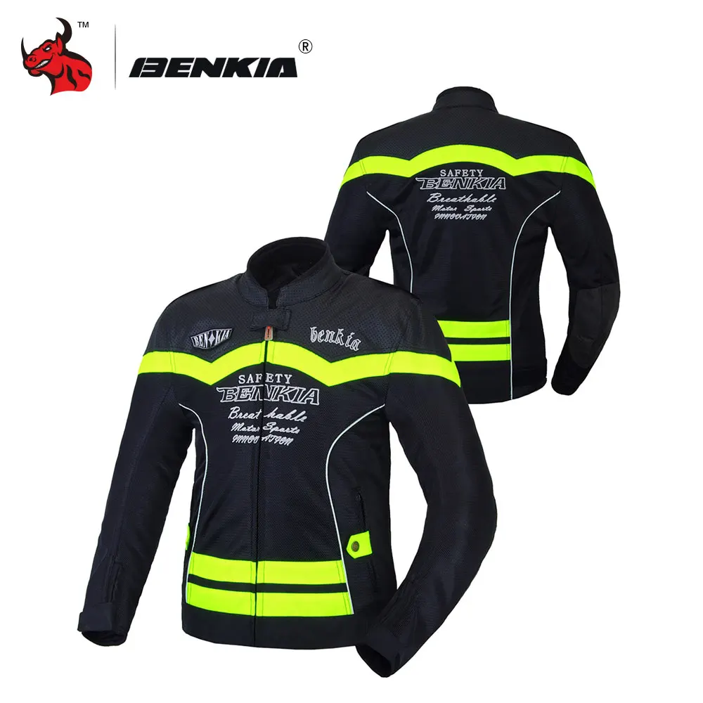 Мотоциклетная куртка BENKIA воздухопроницаемая летняя для мотогонок сетчатый