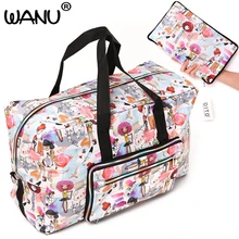 Большая вместительная сумка, водонепроницаемая складная сумка, функциональные дорожные сумки, сумка через плечо, женские сумки для багажа, модная распродажа