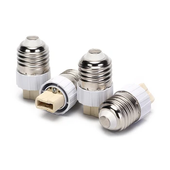 

4pcs E27 To G9 Lamp Adapter Ceramic Lamp Holder Converter Fireproof Material Socket Conversion Light Bulb Base Type Adapter