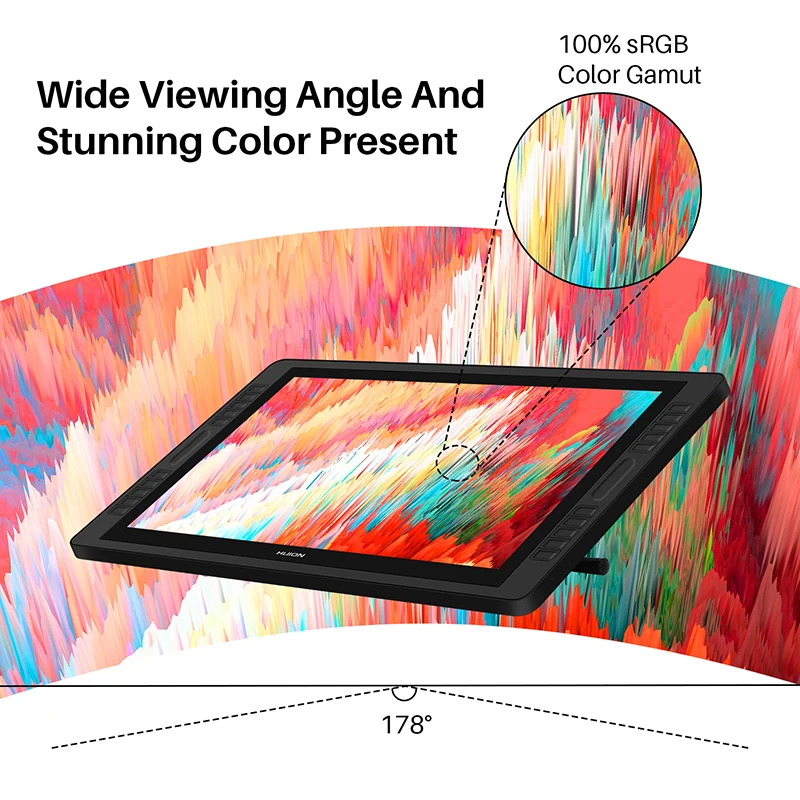HUION Kamvas Pro 22 2019 ручка планшетный монитор Графика чертежная Дисплей для контроля