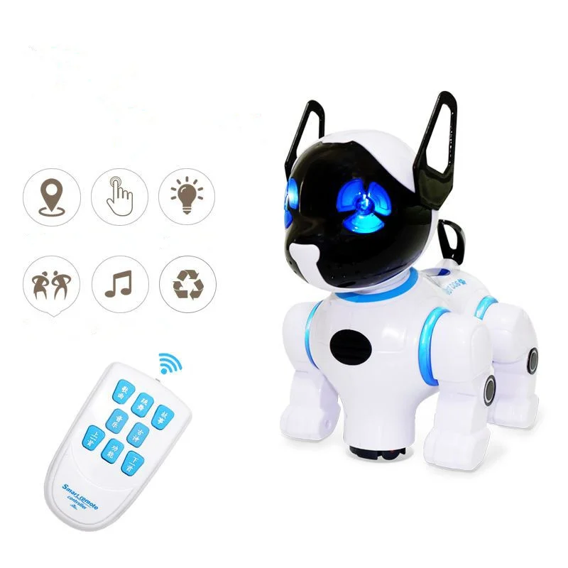 

2.4G Wireless Remote Control Smart Robot Dog Kids Toy Intelligent Talking Robot Dog Toy Electronic Pet Birthday Gift