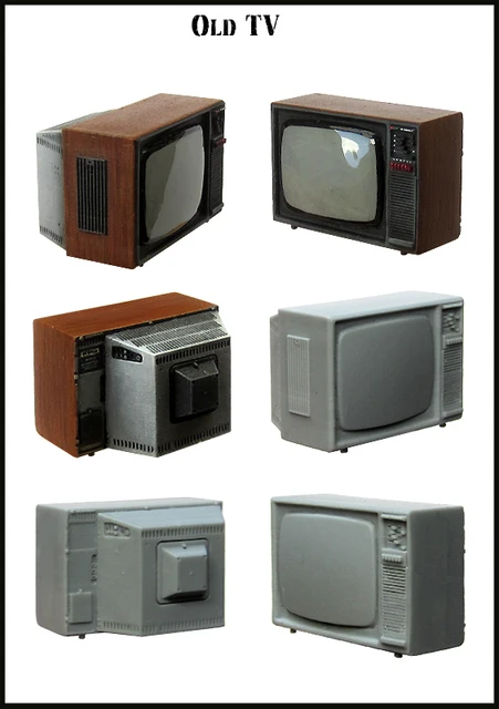 1 35 Resin Figure Model Kit Old Tv One Wwii Unassambled Unpainted Ebay