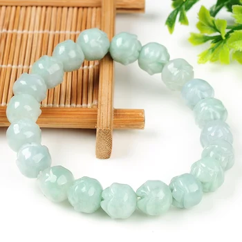 

100% natural green jade lovers bracelet