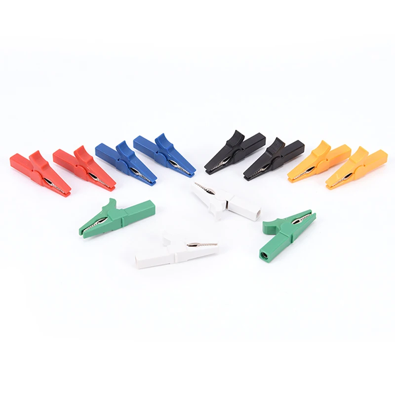 2pcs/lot 55mm Alligator Clips Crocodile Clips Cable Lamp for banana