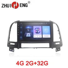 ZHUIHENG 2 din car radio for Hyundai Santa Fe 2006-2012 car dvd player GPS navigation car accessory with 2G+32G 4G internet