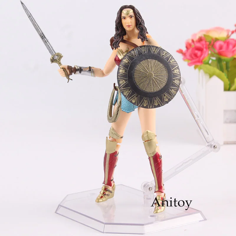 DC Comics Justice League Wonder Woman Action Figure Medicom Mafex No.048 PVC Wonder Woman Statue Toy Collectible Model Doll DC Comics Justice League Wonder Woman Action Figure Medicom Mafex No.048 PVC Wonder Woman Statue Toy Collectible Model Doll