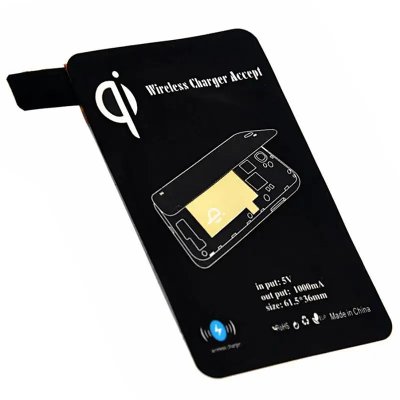 Hot selling Qi Standard Wireless Charger + Receiver Tag For Samsung Galaxy S5 I9600 G900