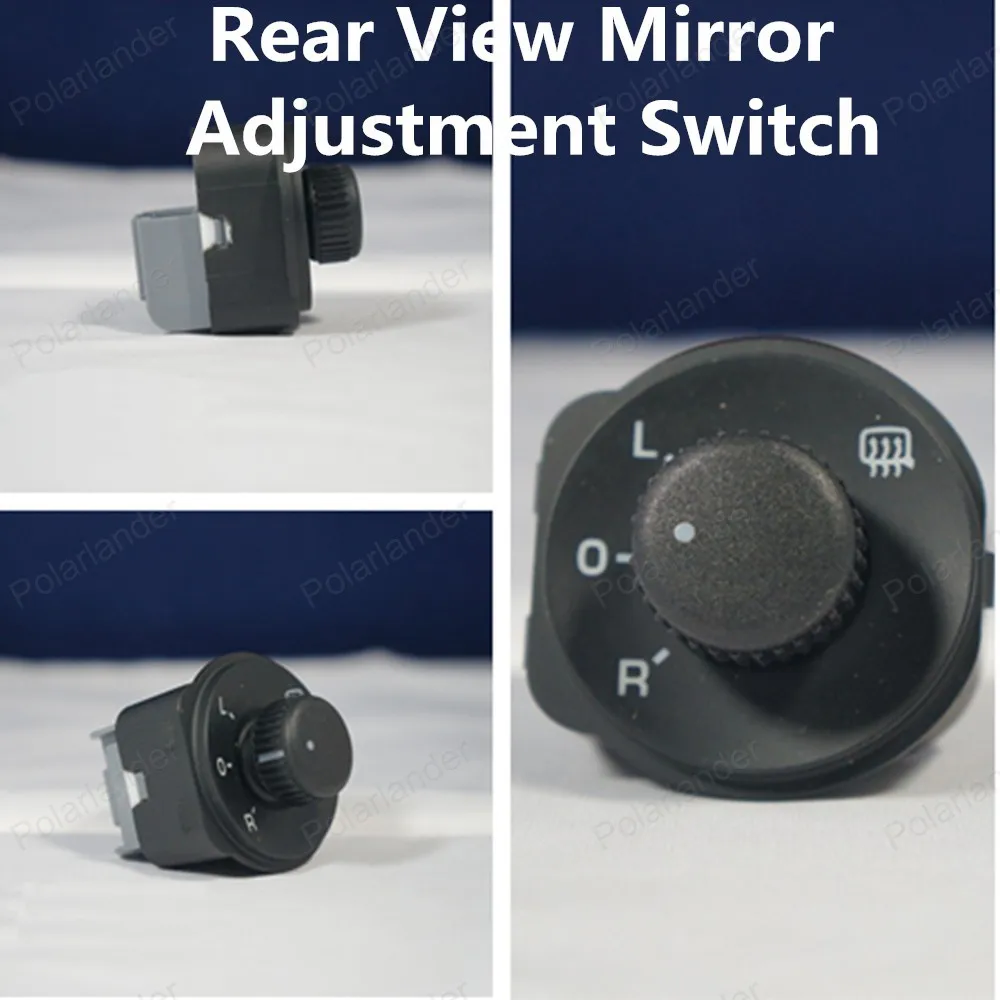 Polarlander Good Quality 1ZD959565 Car Side View Mirror Knob Chrome