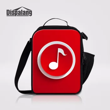 

Dispalang Hot Sale Lunch Bags For Kids Musical Note Prints Portable Picnic Food Bag Lunch Cooler Bag Thermal Lunch Containers