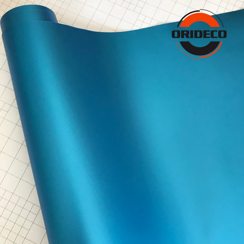 sky blue matte metallic vinyl 3