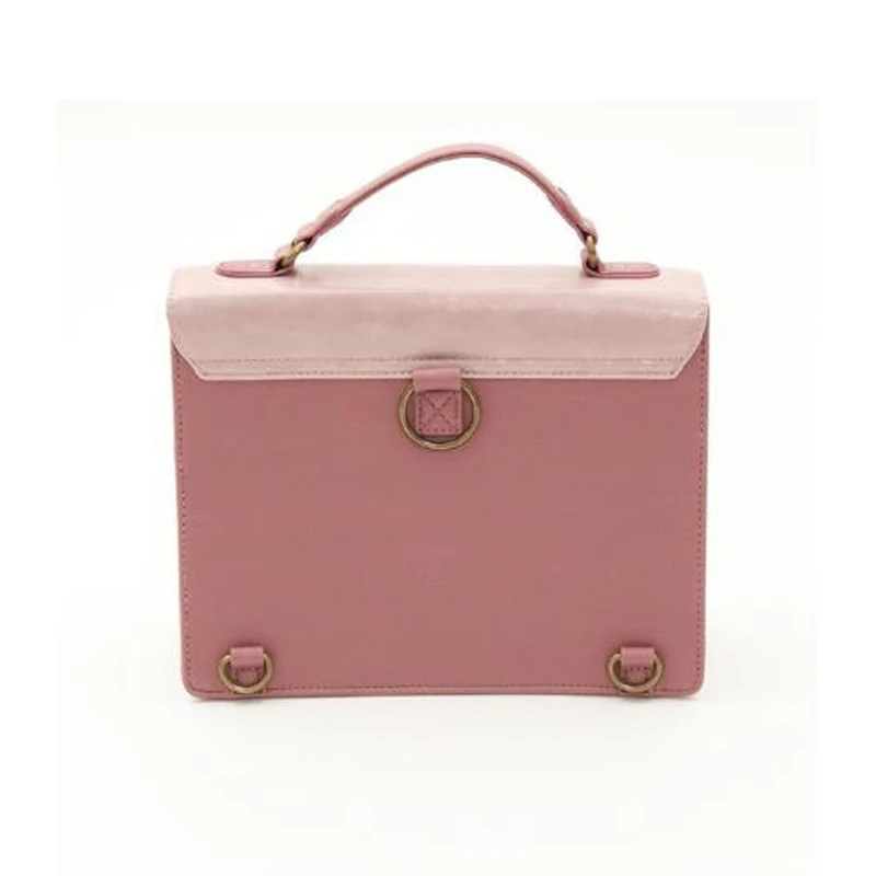 US $29.86 Alice In Wonderland Shoulder Bags Axes Femme Vintage Student Schoolbag Playing Cards Silhouette Handbag Leather Bag J212