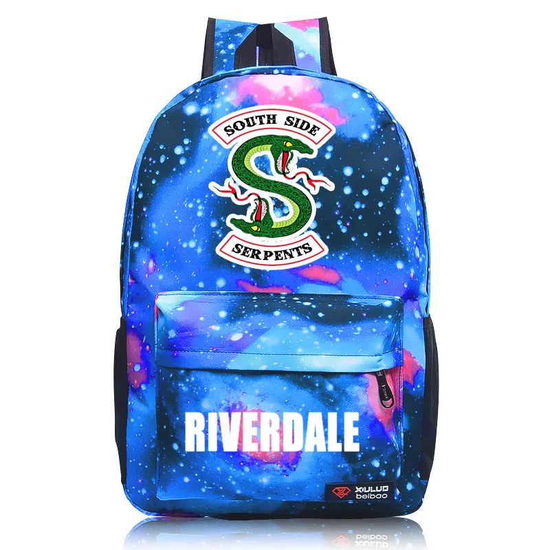 

2019 Riverdale Women Backpack Solid Schoolbag Backpack Male Solid Schoolbag Laptop Men Travel Bag Mochila infantil