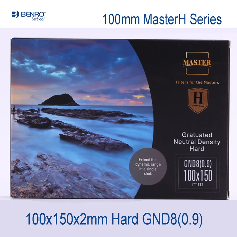 

Benro Master / MasterH 100x150x2mm Hard Gradient Neutral Density Harden Filters ( Hard GND4 / GND8 / GND16 )