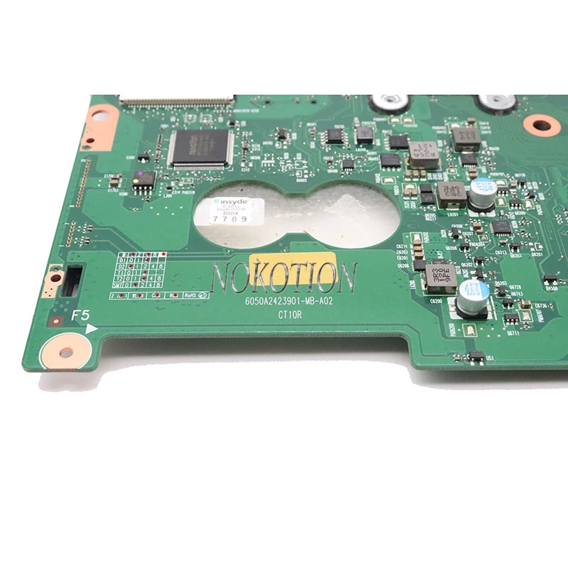 NOKOTION материнская плата для ноутбука toshiba satellite C600 C630 C650 V000238070 HM65 GMA HD3000 DDR3