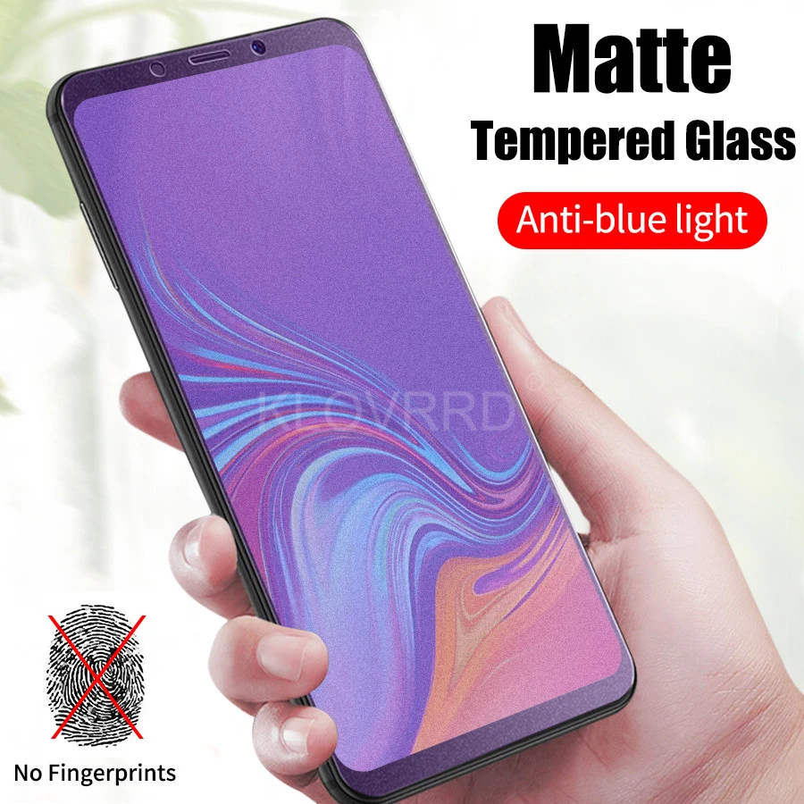 

Anti-blue UV Matte Tempered Glass for Samsung Galaxy A10 A20 A30 A40 A50 A60 A70 A80 A90 M10 M20 A6 2018 Screen Protector Glare