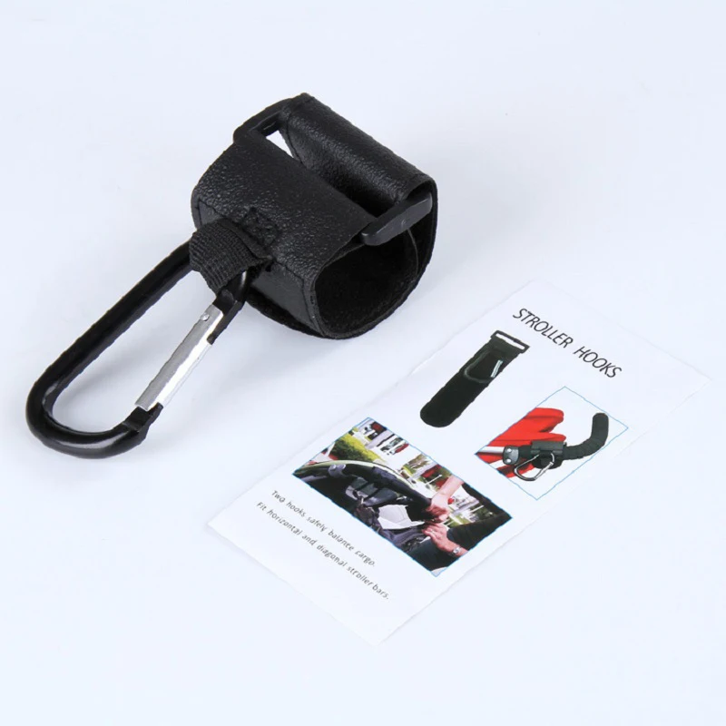 2PCS/SET Shopping Bag Stroller Hook for Wheelchair Stroller Carabiner