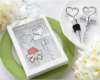 

wedding favor gift and giveaways for guests-- Cheers to a great combination wine bottle stopper 120sets/LOT