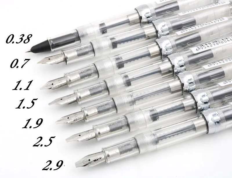 1pc copperplate pen plastic Transparent Gothic parallel to art body art