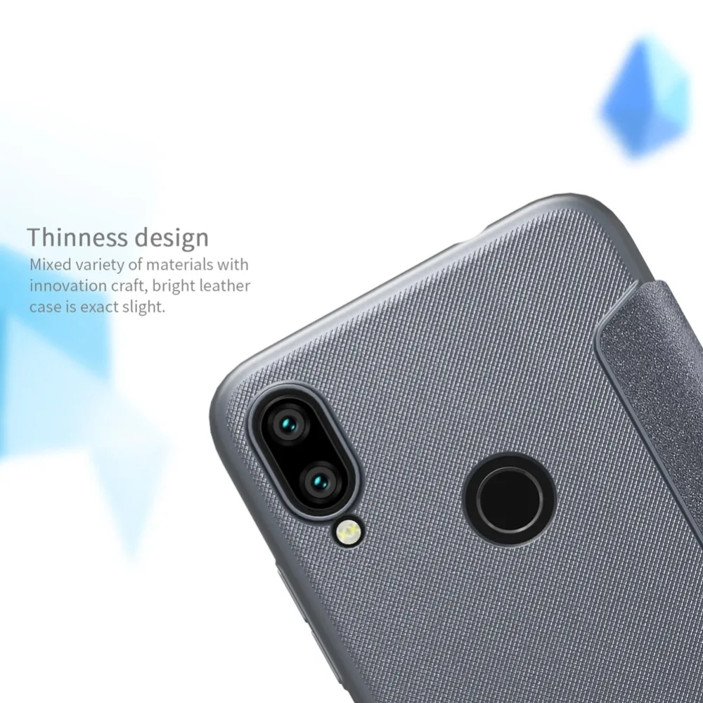 Чехол NILLKIN для Xiaomi Redmi Note 7 Pro S кожаный чехол высокого качества телефона с функцией