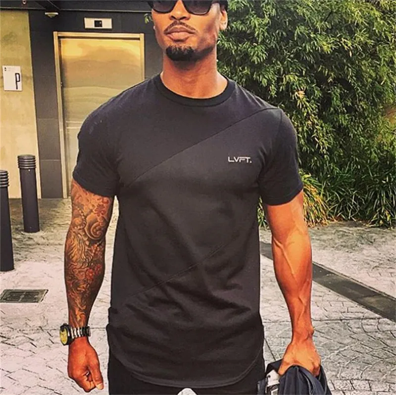 

Men Sport Shirt Quickly Dry Short Sleeve Tshirt Sweatshirt Male Running Jogger Casual Training Workout Athletic Shirt Sportswear