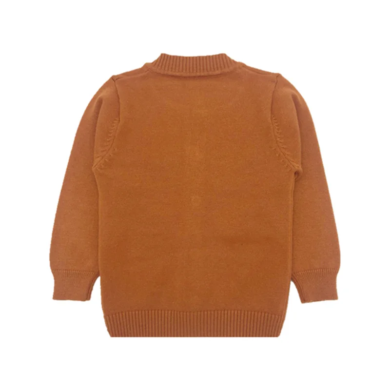 Casual Cotton Baby Sweater Cardigan Cartoon Alpaca Sweater For Girls Long Sleeve O-Neck Boys Sweater Knit Cardigan Kids Clothes (2)