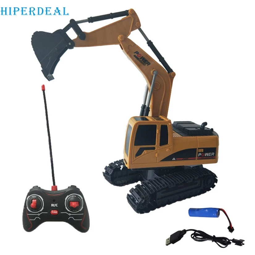

HIPERDEAL 1:24 Engineering Crawler Excavator Truck RC Alloy Construction Vehicle Model Creative Gifts high quality #M