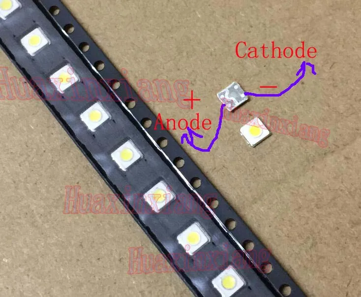 100 шт./лот SMD СВЕТОДИОДНЫЙ 3535 3 в 1 Вт 3537 100LM холодный белый для ТВ Подсветка