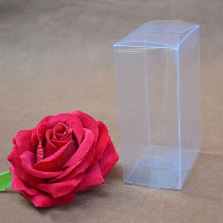 

30pcs/lot 20 Sizes Clear PVC Plastic Packaging Box Crafts Display Box for Jewelry/Cosmetic/Souvenir Transparent gifts boxes