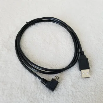 

100pcs/lot Micro USB Right Angle Bending to USB Type A Data Cable Extension Wire for Android Phone Samsung XiaoMi Huawei 1M