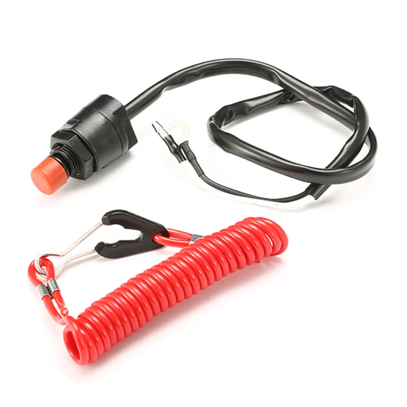 

Boat Outboard safety rope switch Engine Motor Ignition Starter Key Switch Kill Stop Tether Cord For Yamaha Outboards Motors