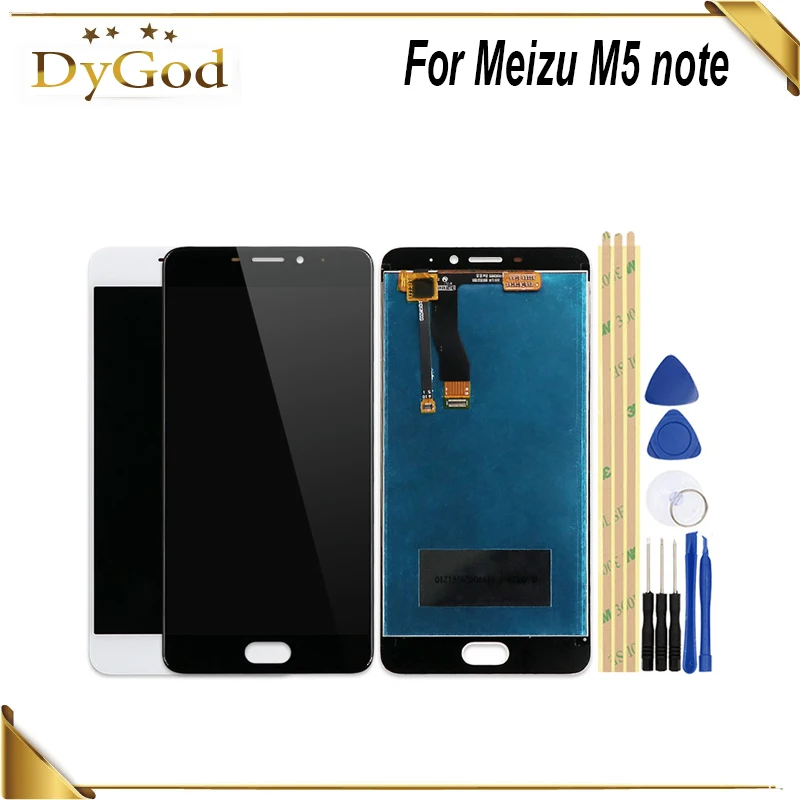 DyGod для Meizu M5 Note M621H M621Q M621M M621C Оригинальный ЖК-дисплей + дигитайзер сенсорный экран