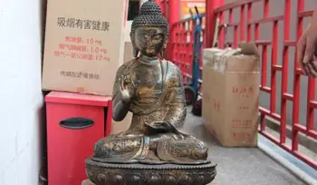 

18 Tibet Budhism Copper Bronze Eight treasures Tathagata Rulai Sakyamuni Buddha