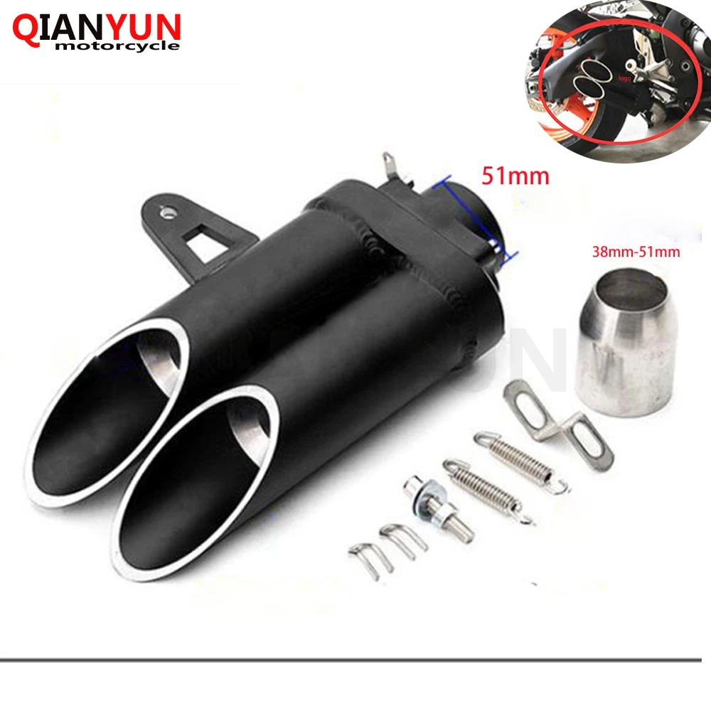 

38-51mm motorcycle modified off-road vehicle scooter exhaust silencer For Suzuki GSXR600 GSXR750 GSXR1000 TL1000S GSR600 GSR750