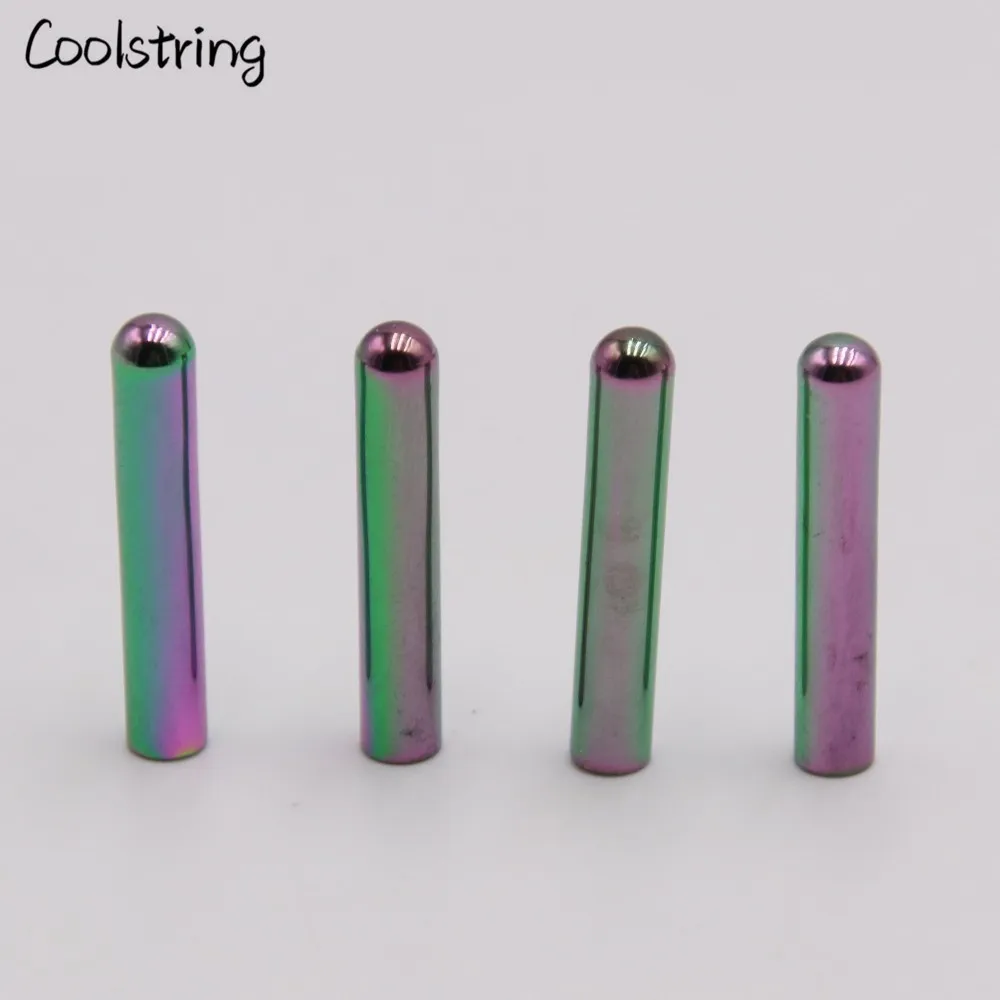 Coolstring Luxury 4pcs/set Round Colorful metal aglets for DIY Shoelaces Drawstring Women Men Shoe Lace Tips Clothes Accessories