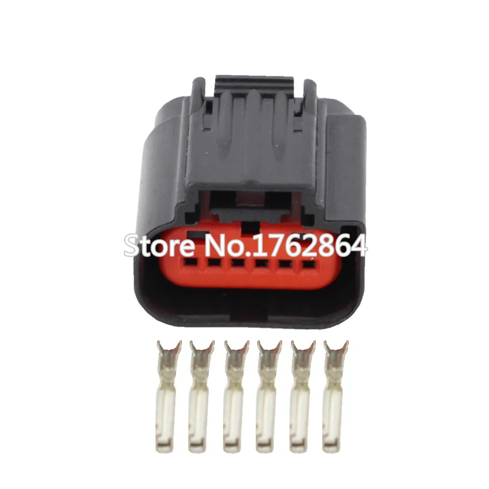 

10 Set 6 Pin Female Automotive Connector with Terminal DJ7063-1.2-21