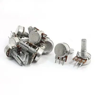5 ШТ. 10 К ОМ Линейный Конус Потенциометра Пот B10K|potentiometer pot|taper potentiometerlinear taper potentiometer