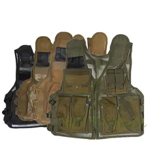 Тактический сетчатый жилет на открытом воздухе мужской дышащий жилет с карманами для стрельбы жилет куртка-безрукавка военная куртка