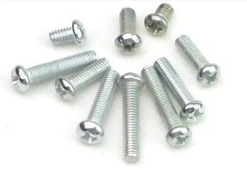 

50set/lot M4*10/20/25/30zinc plating phillips pan head screw kit with M4 hex nut M4 flat washers hardware fasteners218