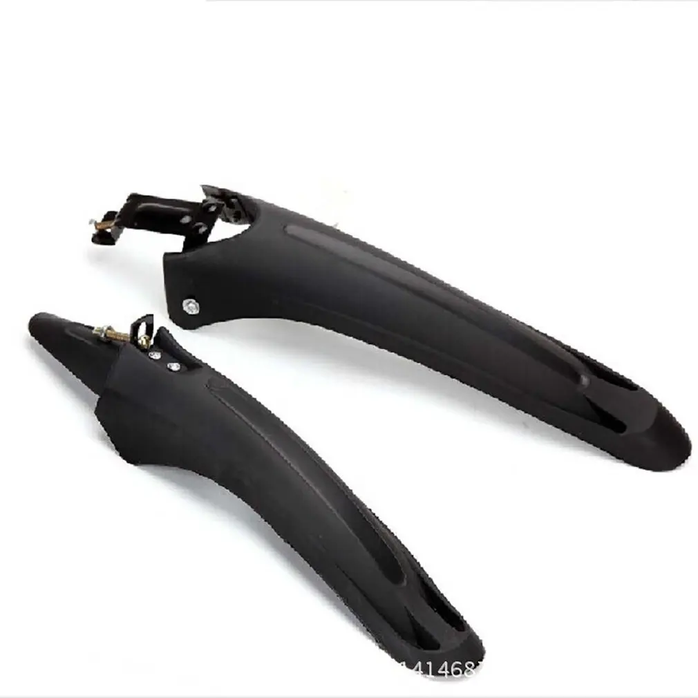 Best 1 Set 35mm Tube Bicycle Riding Mudguard Plastic MTB Mountain Bike Tail Head Fender Mud Protect Guards Wings Front Rear Fenders