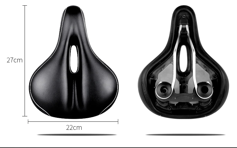 EasyDo Bike Saddle For Bicycle Hollow MTB Bike Cushion One-Piece Thicken Foam Saddle Comfortable Cycling Accessories Part