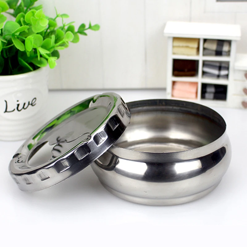 Buy High grade thick stainless steel large ashtray