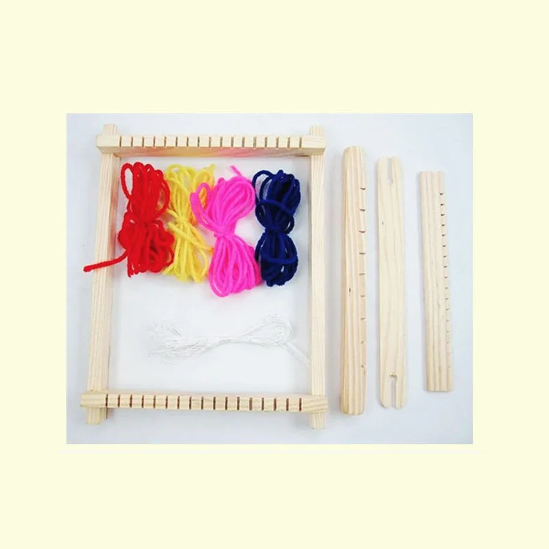 Классический ручной работы плетеный ткацкий станок Детские Образовательные товары игрушка деревянное ремесло традиционный подарок для