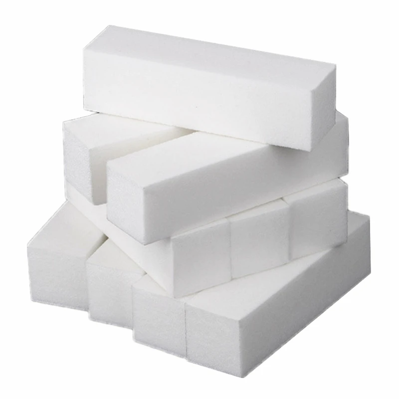 10pcs/lot Nail Art Buffer File Block Pedicure Manicure Care Buffing Sanding White Sponge DIY Tools 10pcs/lot Nail Art Buffer File Block Pedicure Manicure Care Buffing Sanding White Sponge DIY Tools