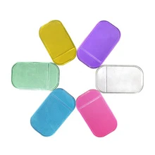 4 шт. Стайлинг гелевая Подушка с липким слоем держатель Волшебная приборная панель силиконовый Противоскользящий коврик автомобильные аксессуары автомобиль для гаджета телефон