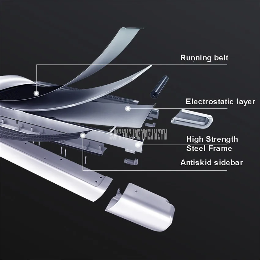 M1/M2S 640 Вт интеллектуальная Складная мини беговая дорожка ультра-Бесшумная 40*120 см беговая дорожка для помещений фитнес-тренировочное оборудование нагрузка 100 кг