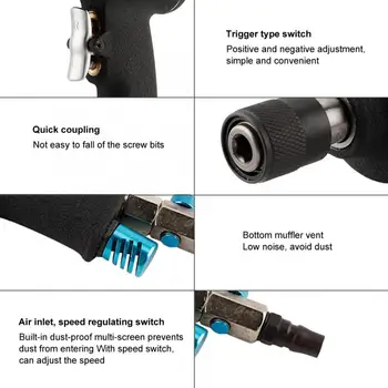 

Vehicle Repairing 10H Reversible Pneumatic Air Screwdriver Tool car accessories